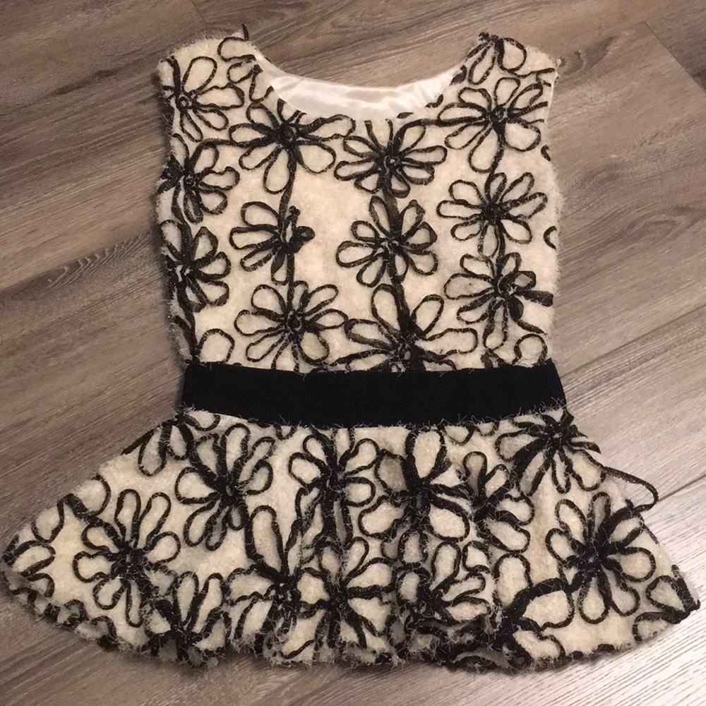 flower sweater top